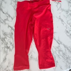 Hot hot pink nike women’s Capri yogas pants